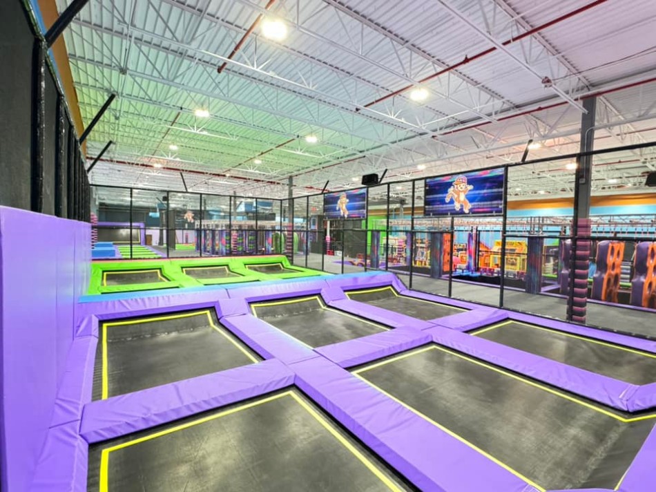 BJ-JB008 - Super trampoline park - Trampoline Park | Bluejayset Playground Heaven