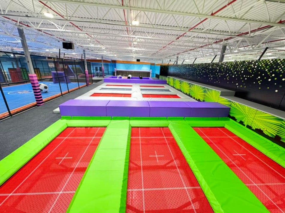 BJ-JB008 - Super trampoline park - Trampoline Park | Bluejayset Playground Heaven