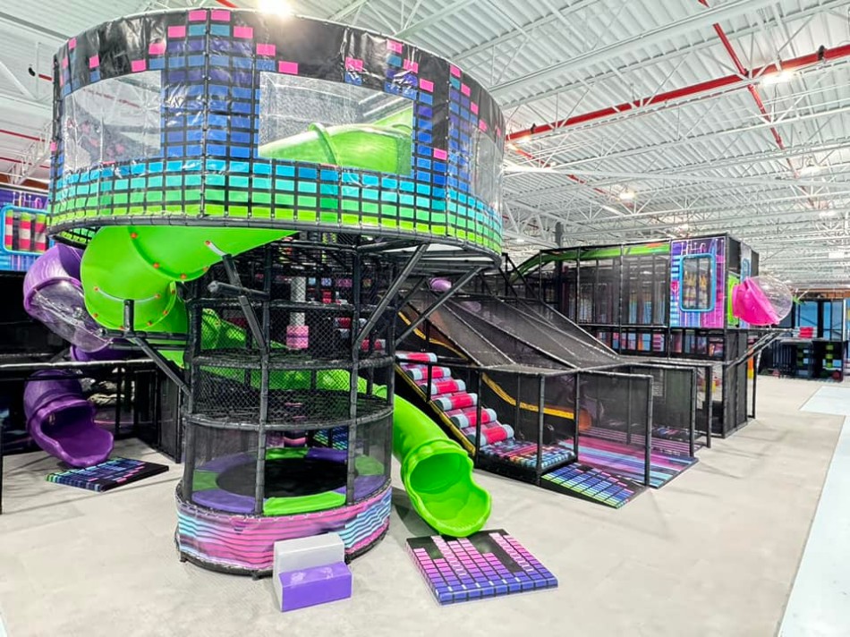BJ-JB008 - Super trampoline park - Trampoline Park | Bluejayset Playground Heaven