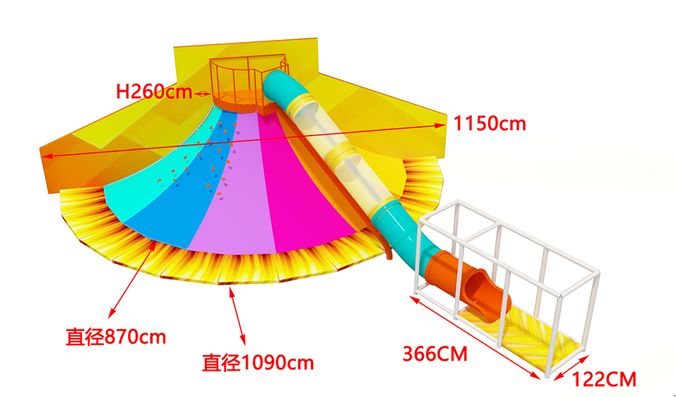 BJ-JB020 - Super Trampoline park in Bolivia - Trampoline Park | Bluejayset Playground Heaven