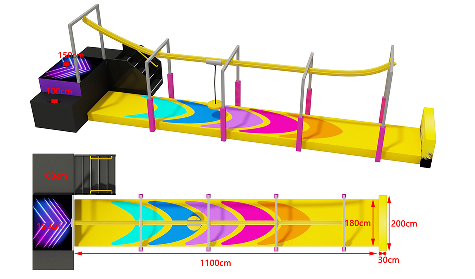 BJ-JB020 - Super Trampoline park in Bolivia - Trampoline Park | Bluejayset Playground Heaven