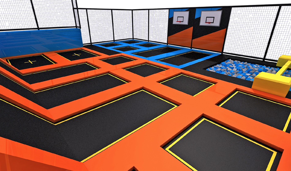 BJ-JC015 - trampoline cost - Trampoline Park | Bluejayset Playground Heaven