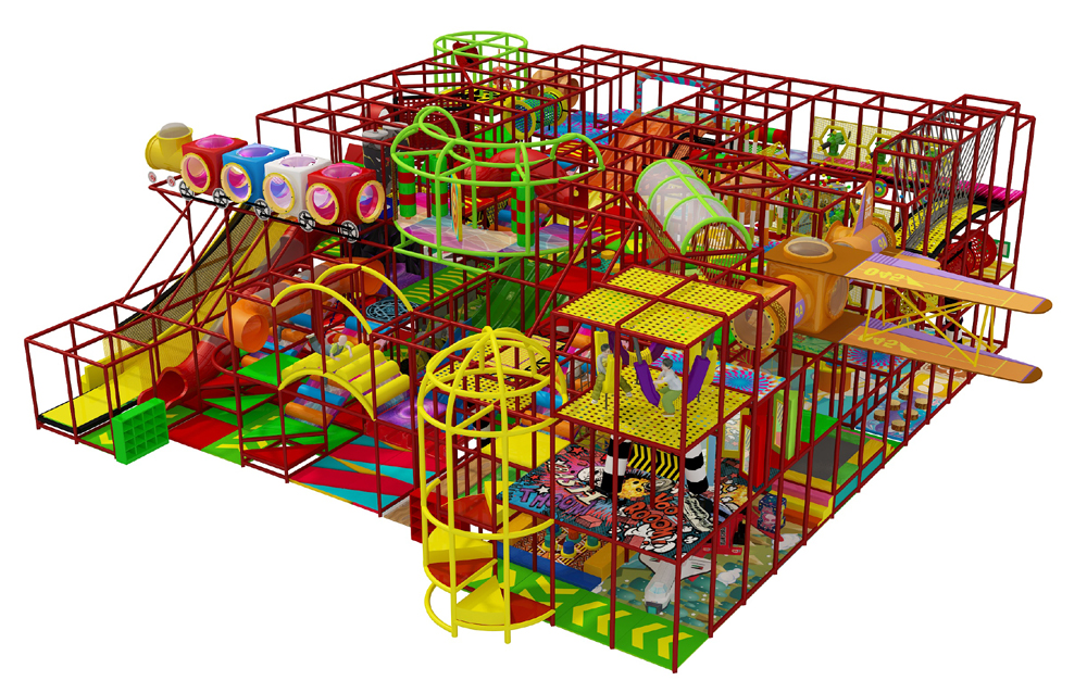 BJ-JA007 - trampoline dodgeball - Trampoline Park | Bluejayset Playground Heaven