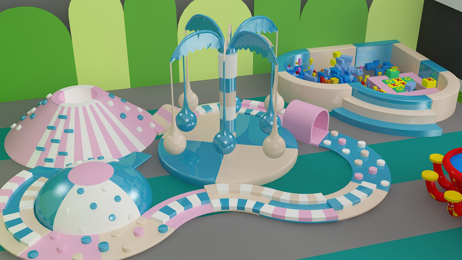 BJ-JB010 - trampoline gymÂ - Trampoline Park | Bluejayset Playground Heaven
