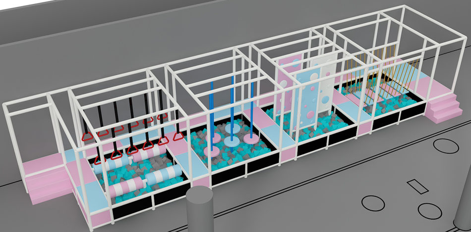 BJ-JB010 - trampoline gymÂ - Trampoline Park | Bluejayset Playground Heaven