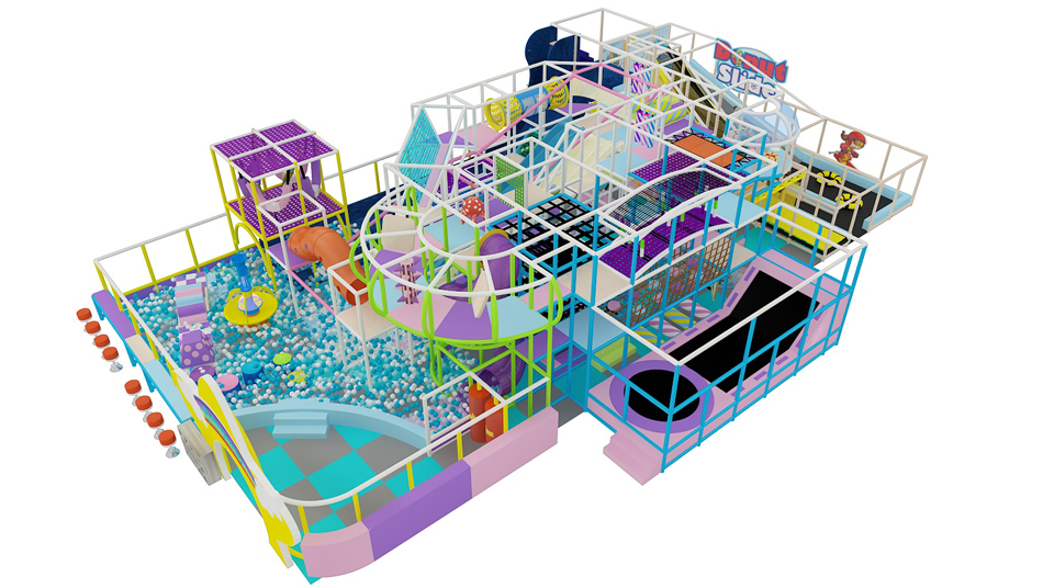 BJ-JB010 - trampoline gymÂ - Trampoline Park | Bluejayset Playground Heaven
