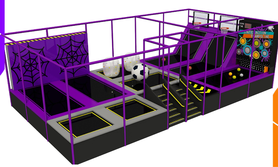 BJ-JC022 - trampoline indoor - Trampoline Park | Bluejayset Playground Heaven