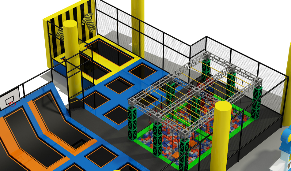BJ-JC016 - trampoline land - Trampoline Park | Bluejayset Playground Heaven