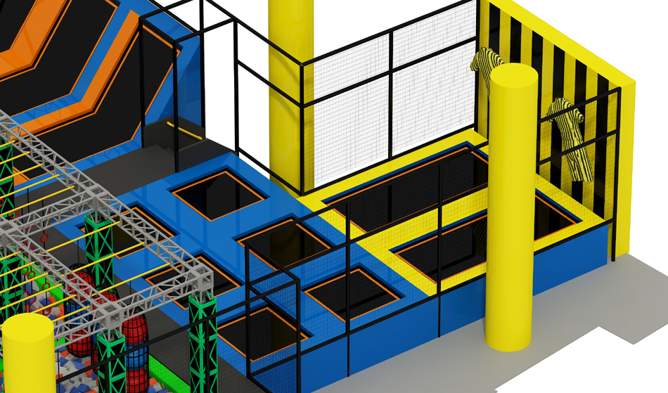 BJ-JC016 - trampoline land - Trampoline Park | Bluejayset Playground Heaven