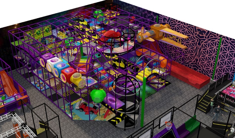 BJ-JB012 - trampoline land - Trampoline Park | Bluejayset Playground Heaven