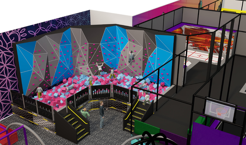 BJ-JB012 - trampoline land - Trampoline Park | Bluejayset Playground Heaven