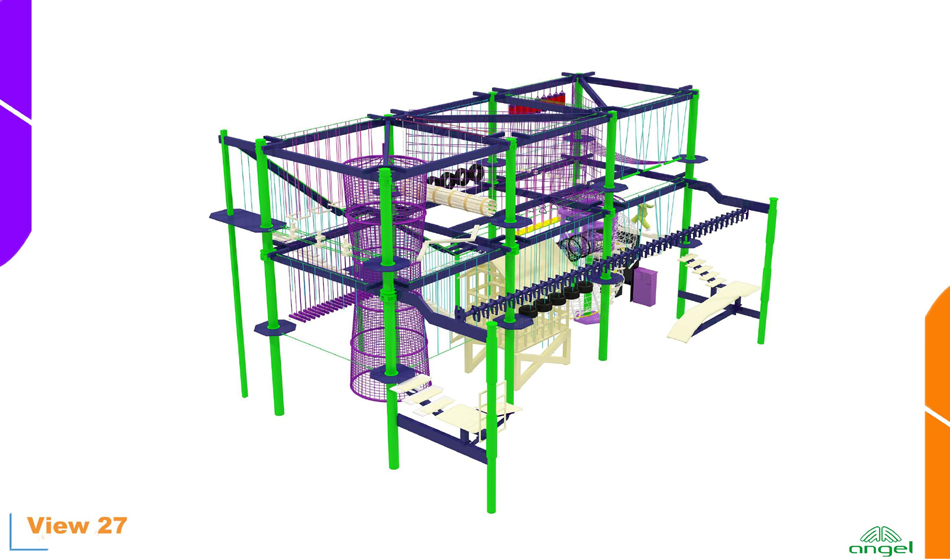 BJ-JB024 - Trampoline park - Trampoline Park | Bluejayset Playground Heaven