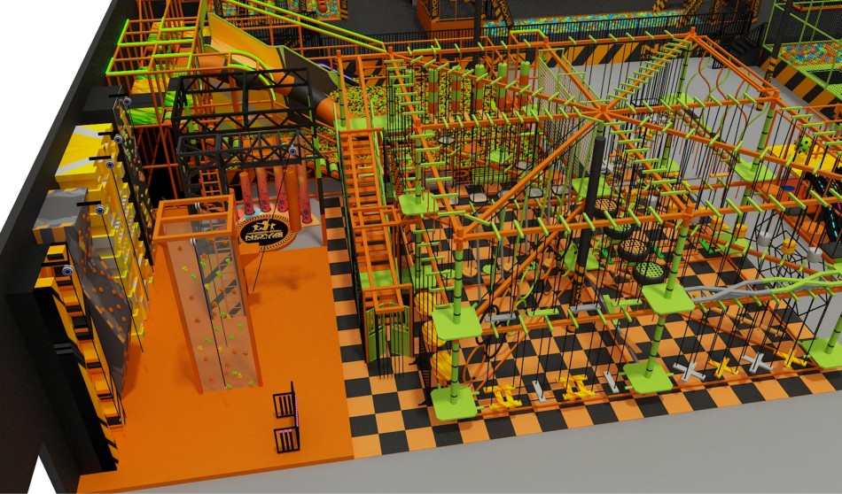 BJ-JB032 - trampoline park - Trampoline Park | Bluejayset Playground Heaven