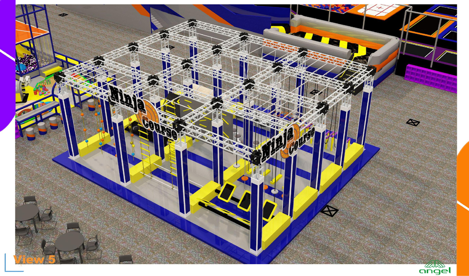 BJ-JB024 - Trampoline park - Trampoline Park | Bluejayset Playground Heaven