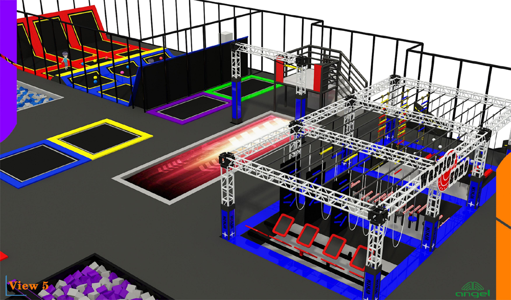 BJ-JB018 - trampoline park - Trampoline Park | Bluejayset Playground Heaven