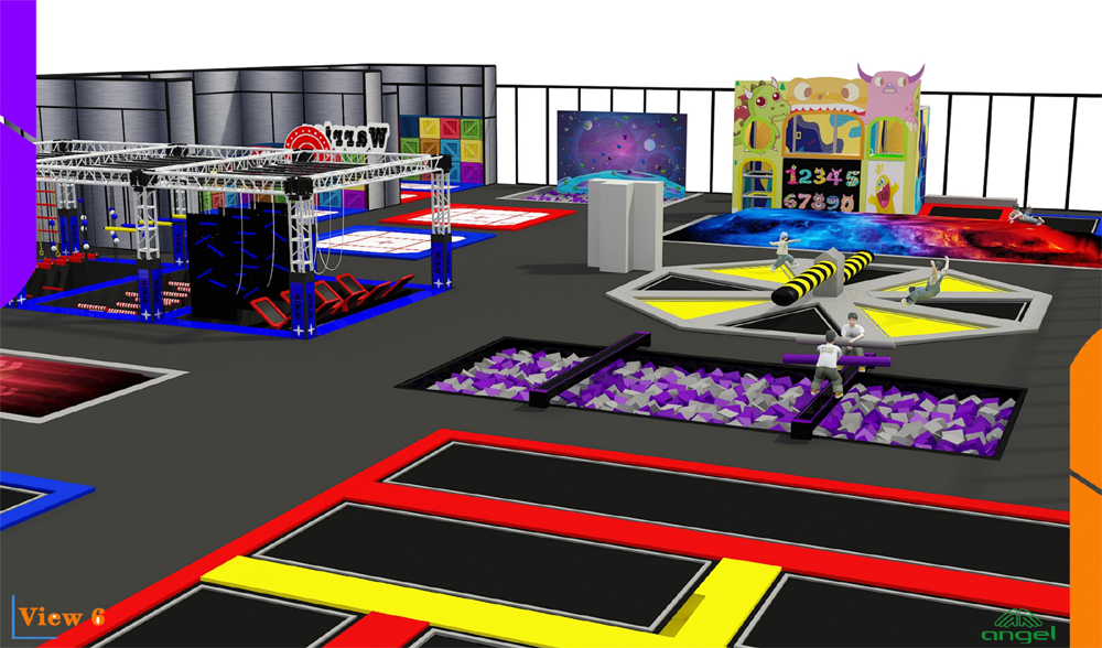 BJ-JB018 - trampoline park - Trampoline Park | Bluejayset Playground Heaven