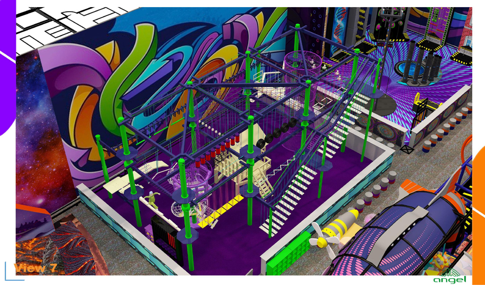 BJ-JB024 - Trampoline park - Trampoline Park | Bluejayset Playground Heaven