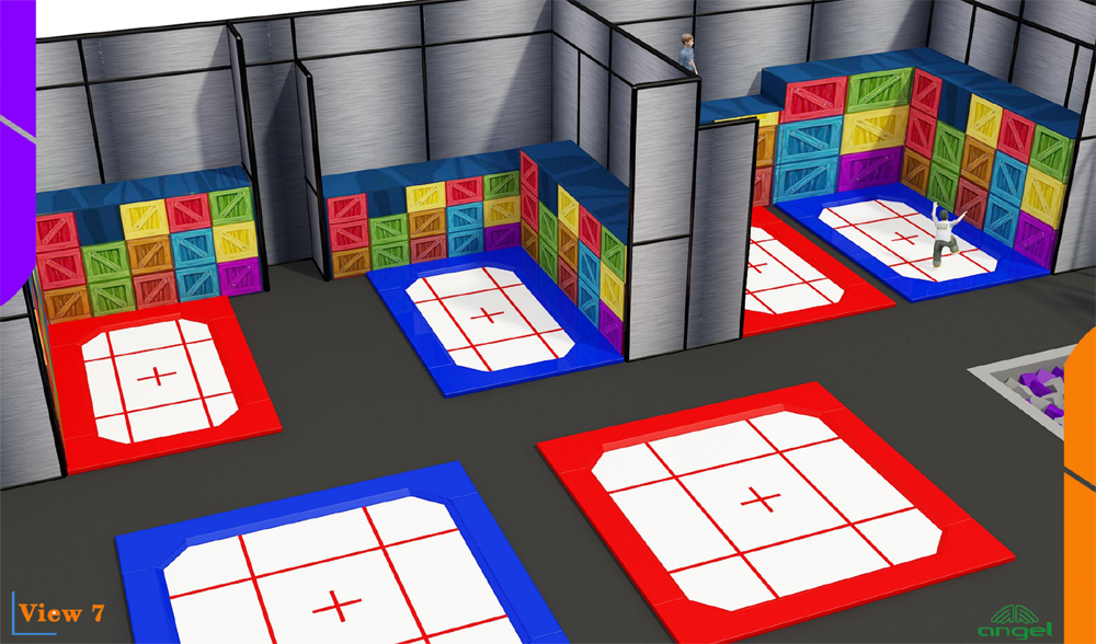 BJ-JB018 - trampoline park - Trampoline Park | Bluejayset Playground Heaven