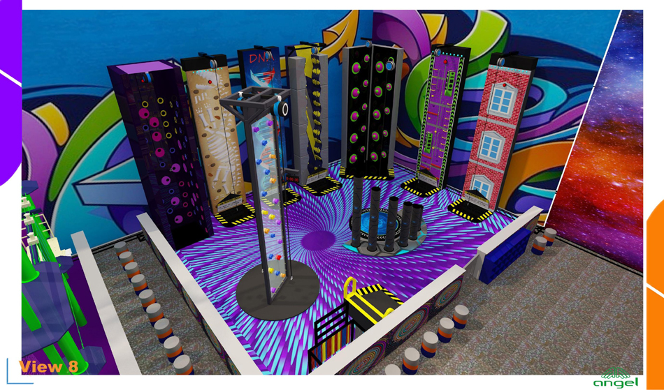 BJ-JB024 - Trampoline park - Trampoline Park | Bluejayset Playground Heaven