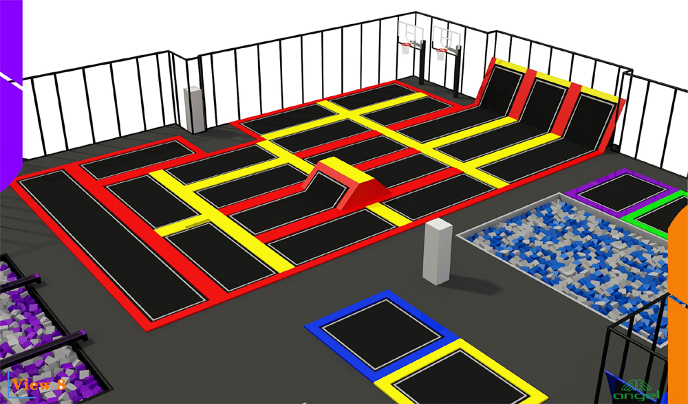 BJ-JB018 - trampoline park - Trampoline Park | Bluejayset Playground Heaven