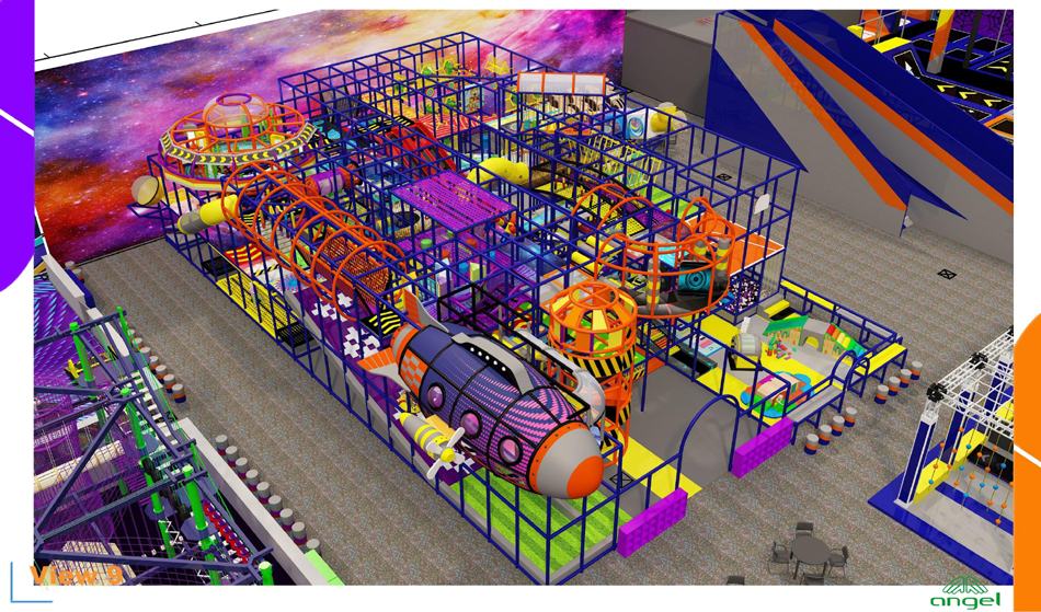 BJ-JB024 - Trampoline park - Trampoline Park | Bluejayset Playground Heaven