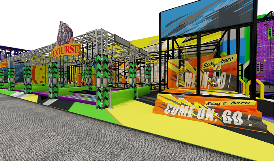 BJ-JD020 - Trampoline park Center - Trampoline Park | Bluejayset Playground Heaven