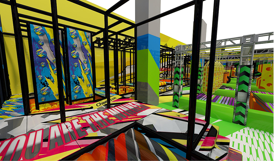 BJ-JD020 - Trampoline park Center - Trampoline Park | Bluejayset Playground Heaven