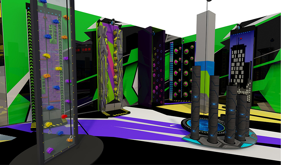 BJ-JD020 - Trampoline park Center - Trampoline Park | Bluejayset Playground Heaven
