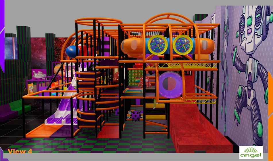 BJ-JA022 - Trampoline park center - Trampoline Park | Bluejayset Playground Heaven