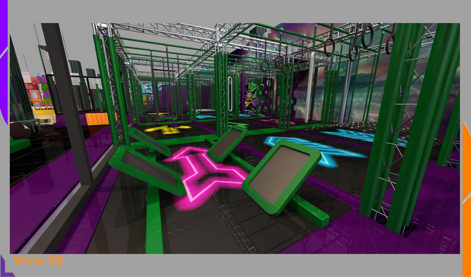 BJ-JA022 - Trampoline park center - Trampoline Park | Bluejayset Playground Heaven