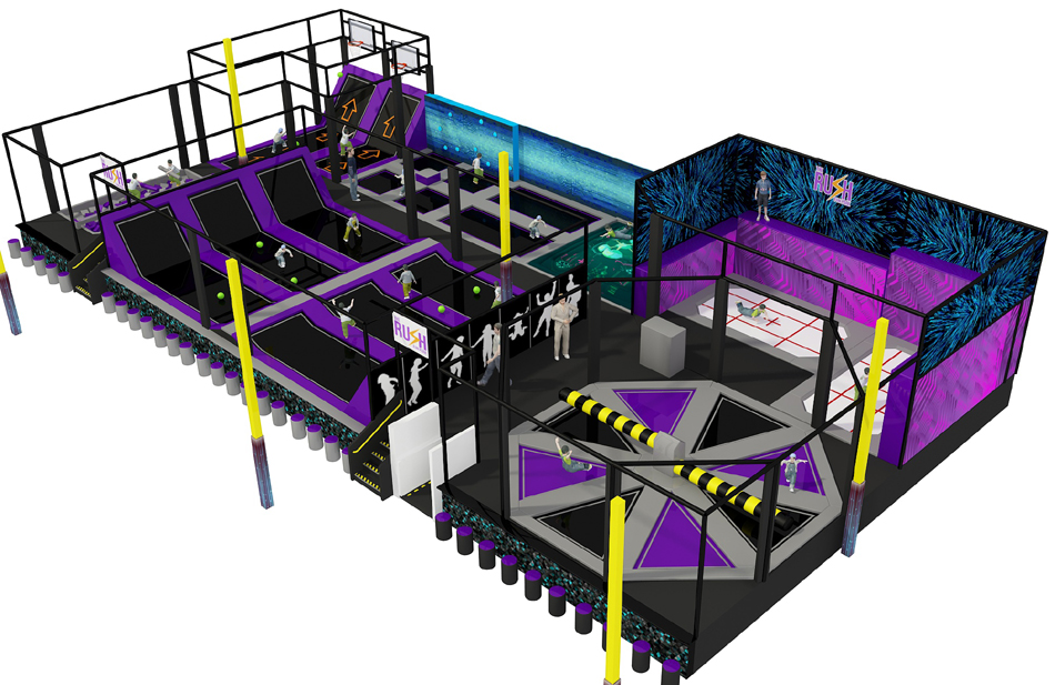 BJ-JC024 - Trampoline park center - Trampoline Park | Bluejayset Playground Heaven