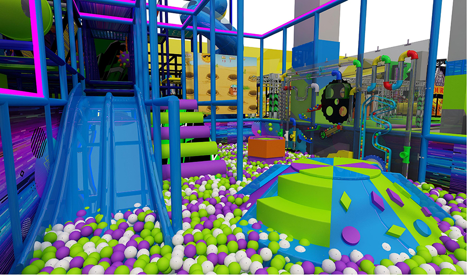 BJ-JD020 - Trampoline park Center - Trampoline Park | Bluejayset Playground Heaven