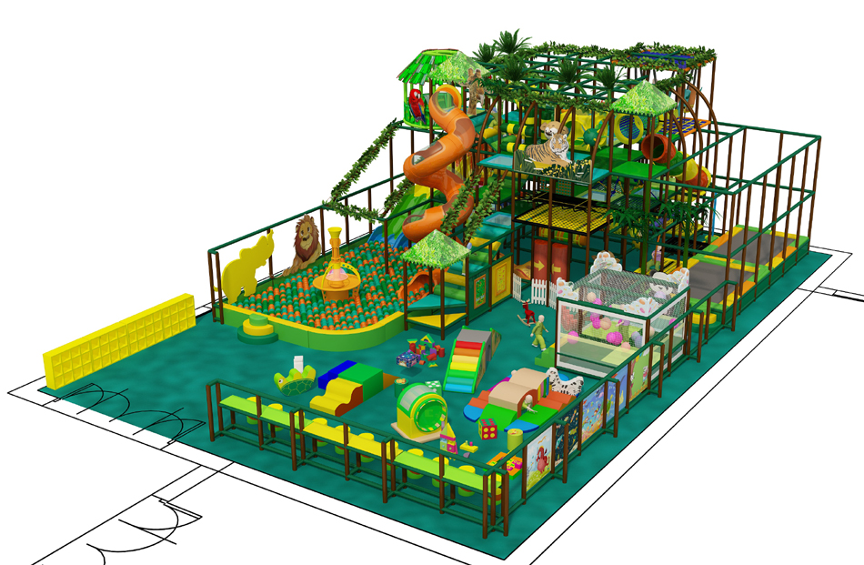 BJ-JA021 - Trampoline park equipment - Trampoline Park | Bluejayset Playground Heaven