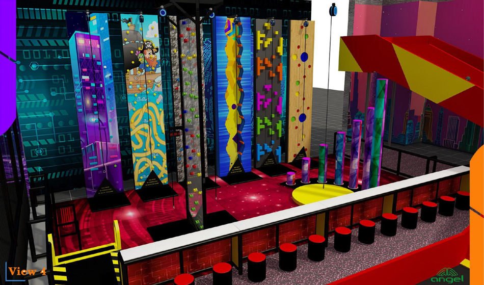 BJ-JA023 - Trampoline park for Birthday Party - Trampoline Park | Bluejayset Playground Heaven