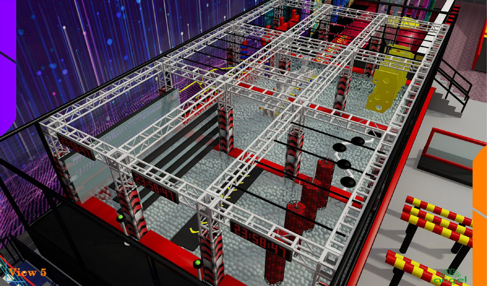 BJ-JA023 - Trampoline park for Birthday Party - Trampoline Park | Bluejayset Playground Heaven
