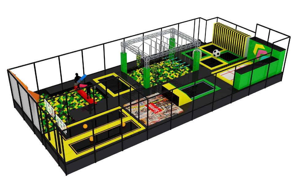 BJ-JC026 - Trampoline park for Sale - Trampoline Park | Bluejayset Playground Heaven