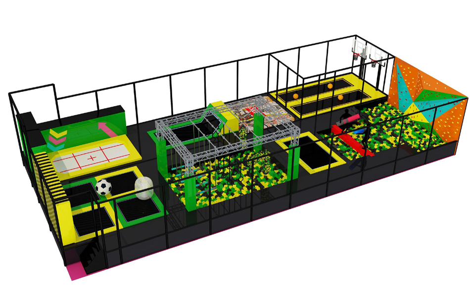 BJ-JC026 - Trampoline park for Sale - Trampoline Park | Bluejayset Playground Heaven