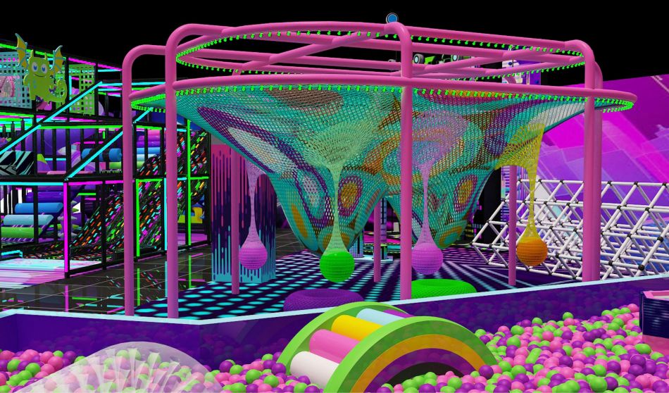 BJ-JD021 - trampoline park play center - Trampoline Park | Bluejayset Playground Heaven