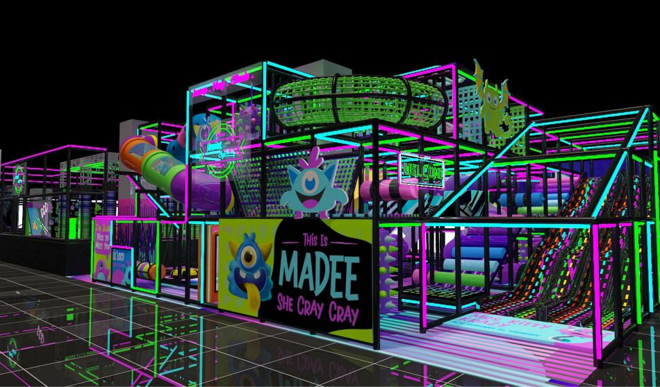BJ-JD021 - trampoline park play center - Trampoline Park | Bluejayset Playground Heaven
