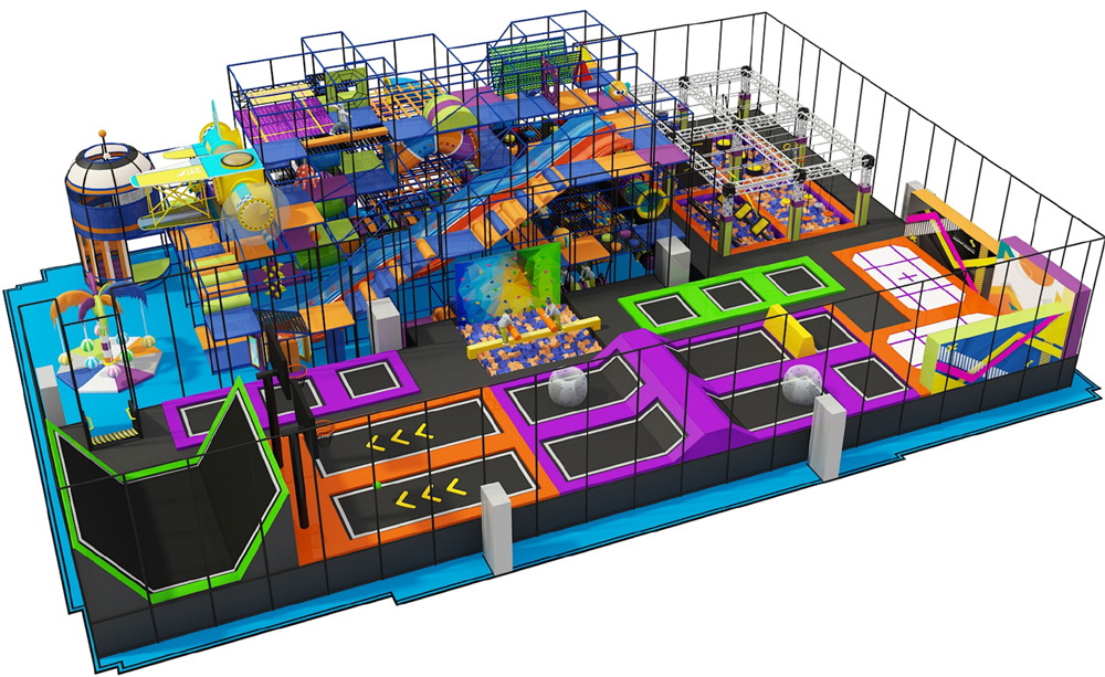 BJ-JA005 - trampoline park supplier - Trampoline Park | Bluejayset Playground Heaven