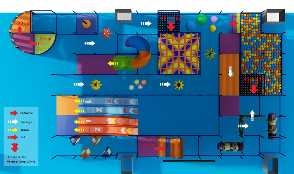 BJ-JA005 - trampoline park supplier - Trampoline Park | Bluejayset Playground Heaven
