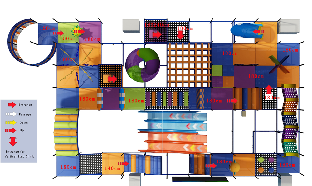 BJ-JA005 - trampoline park supplier - Trampoline Park | Bluejayset Playground Heaven