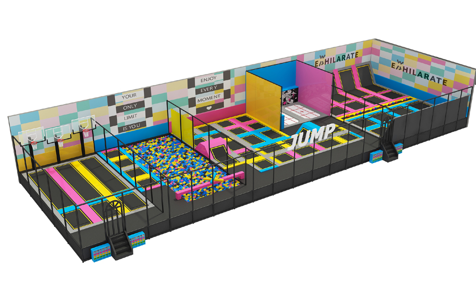 BJ-JC028 - Trampoline park suppliers - Trampoline Park | Bluejayset Playground Heaven