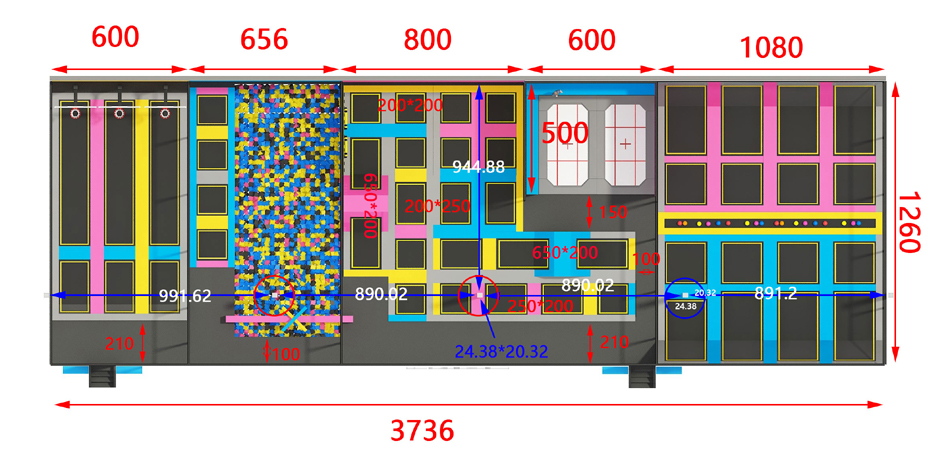 BJ-JC028 - Trampoline park suppliers - Trampoline Park | Bluejayset Playground Heaven