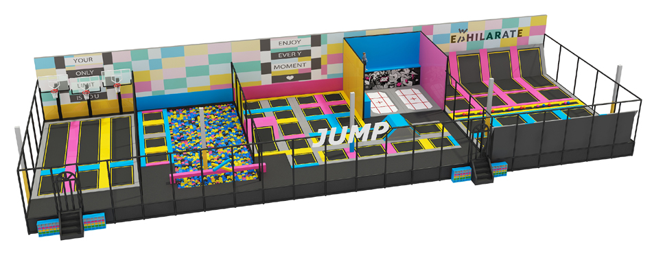 BJ-JC028 - Trampoline park suppliers - Trampoline Park | Bluejayset Playground Heaven