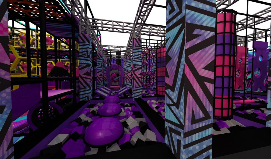 BJ-JD019 - Trampoline park with soft play price - Trampoline Park | Bluejayset Playground Heaven