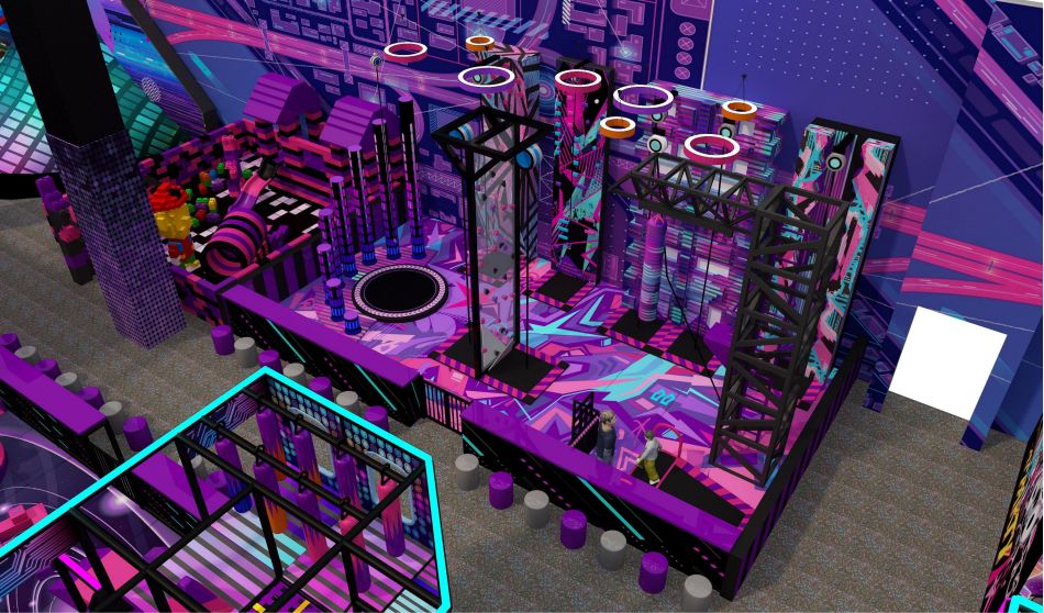 BJ-JD019 - Trampoline park with soft play price - Trampoline Park | Bluejayset Playground Heaven