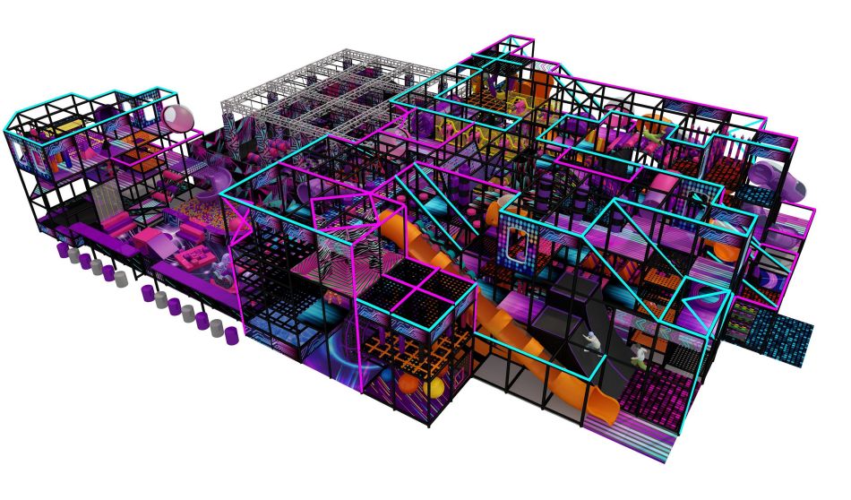 BJ-JD019 - Trampoline park with soft play price - Trampoline Park | Bluejayset Playground Heaven