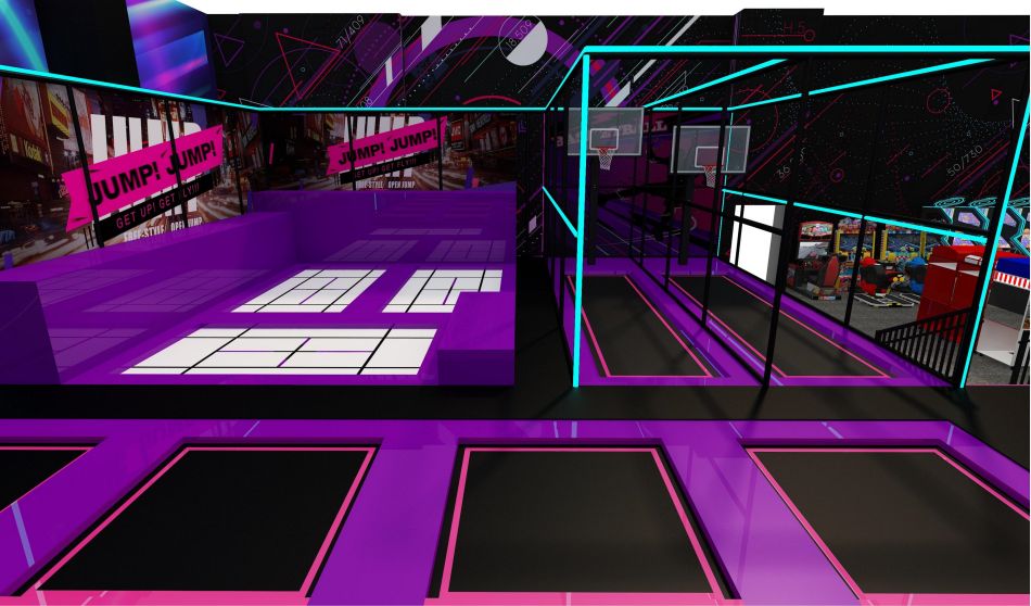 BJ-JD019 - Trampoline park with soft play price - Trampoline Park | Bluejayset Playground Heaven