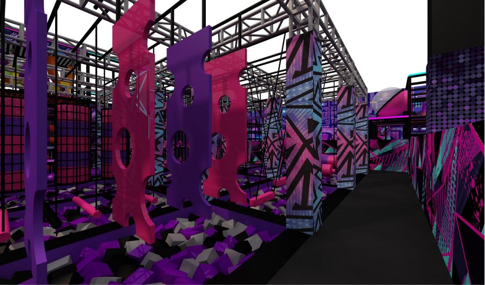 BJ-JD019 - Trampoline park with soft play price - Trampoline Park | Bluejayset Playground Heaven